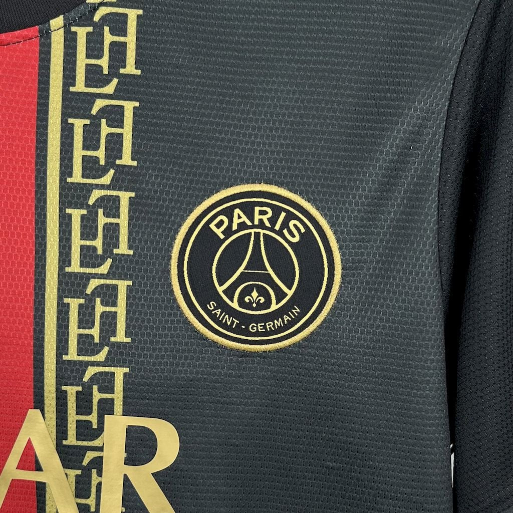 Camisola PSG Edição Especial 2025/26 – Preta e Dourada