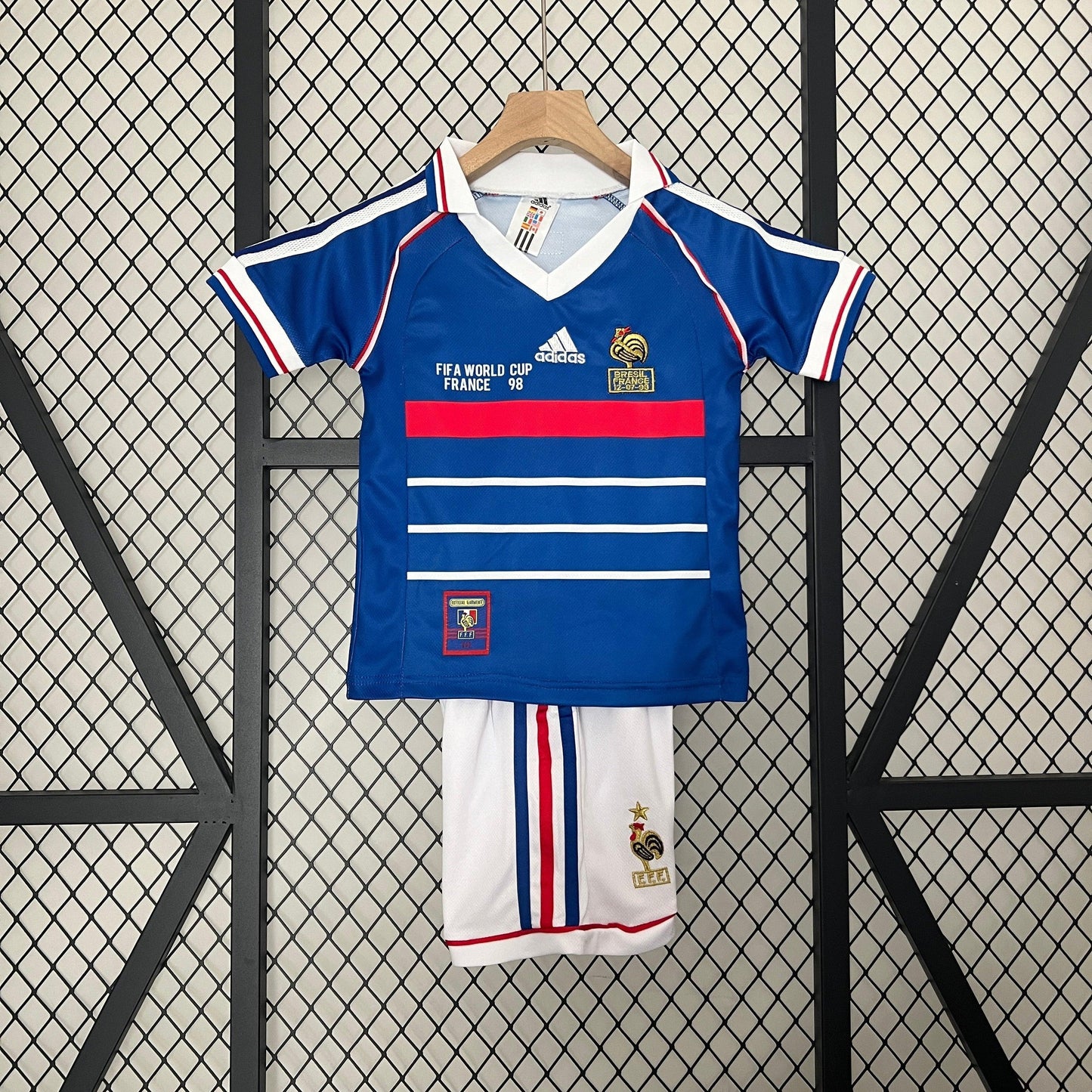FRANCIA I ESPECIAL FINAL MUNDIAL 98 CONJUNTO INFANTIL (RETRO) - imagem 1