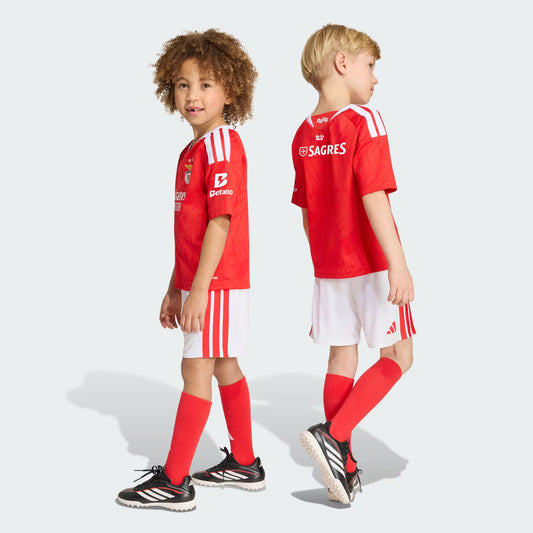 Conjunto Infantil Benfica Principal 26/27 – Edição Vermelho