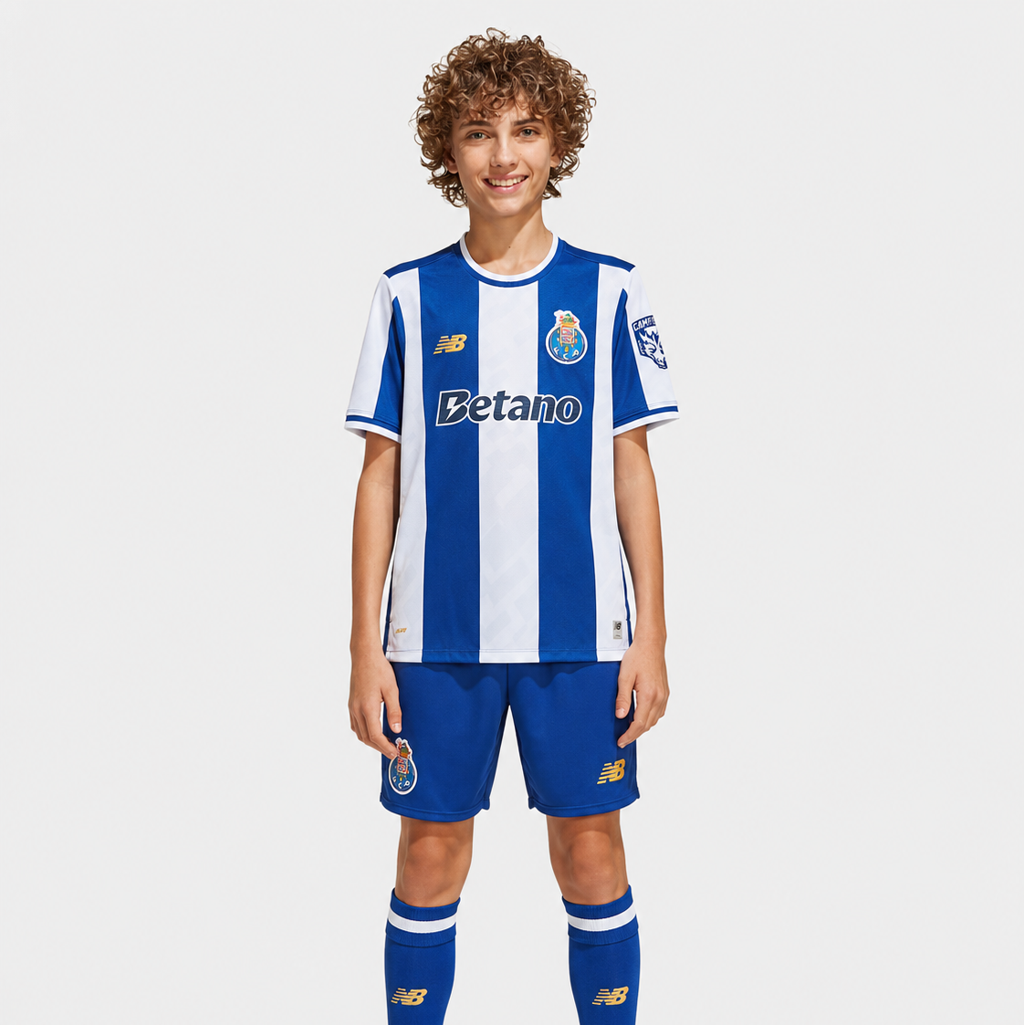 Conjunto Infantil Principal Dragão 25/26 – Campeões 31
