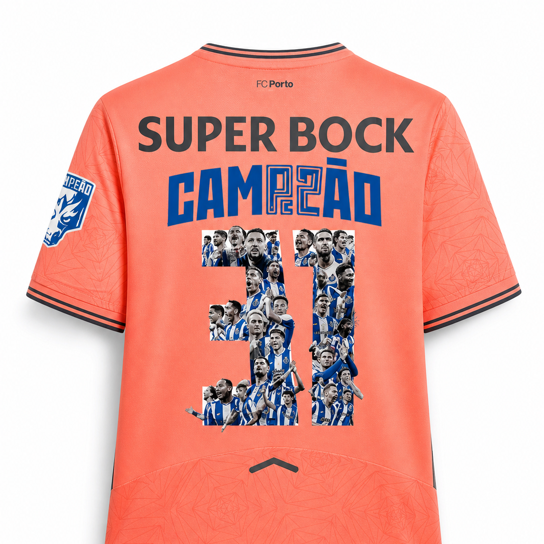 Camisola Segundo Equipamento Dragão 25/26 – Campeões 31