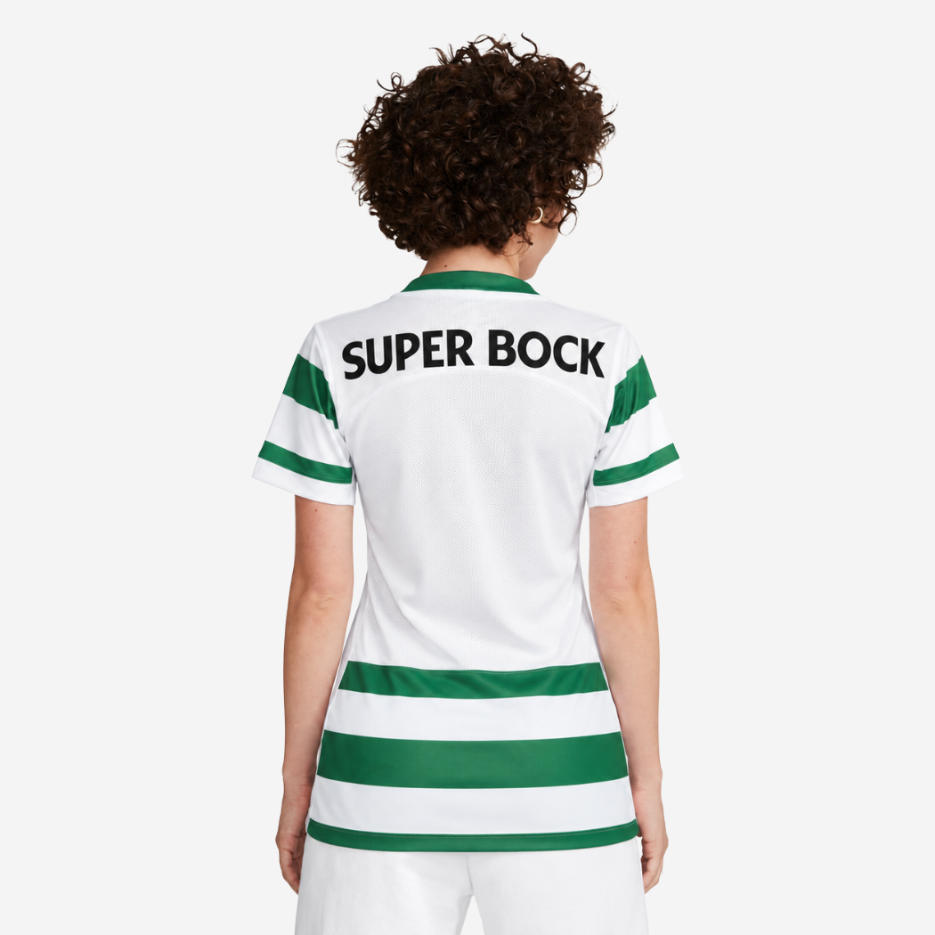 Camisola Feminina Principal 2025/26 – Verde e Branca