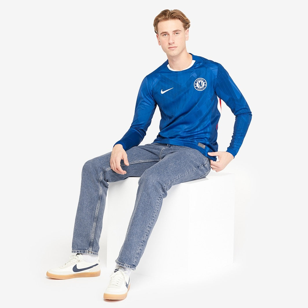 Camisa Nike Chelsea 2025/26 I Manga Longa Torcedor - imagem 2
