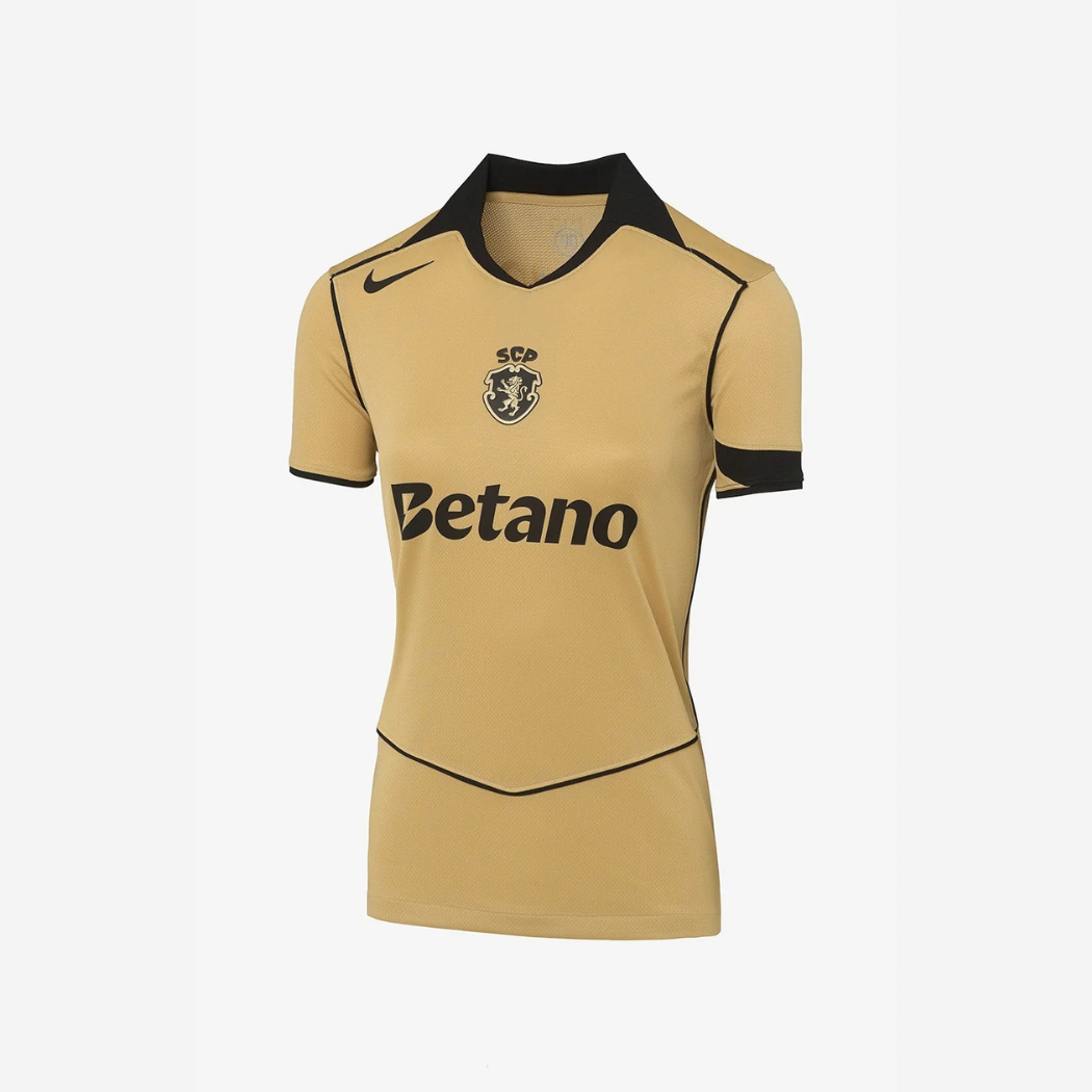 Camisola Feminina Total 90 Alternativa 2026/27 – Dourada