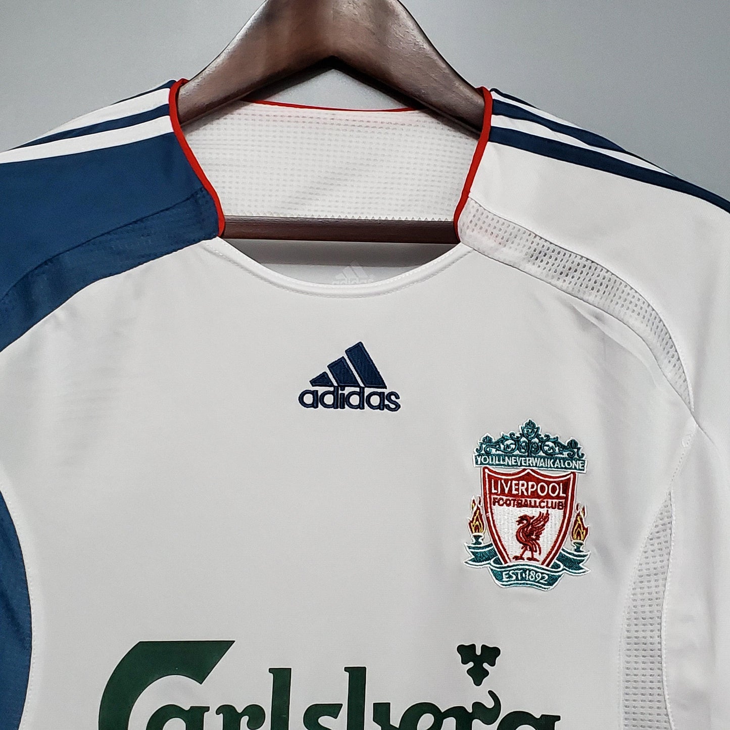 Camisola Liverpool Manga Comprida Alternativa Retro 2006/07 - imagem 2