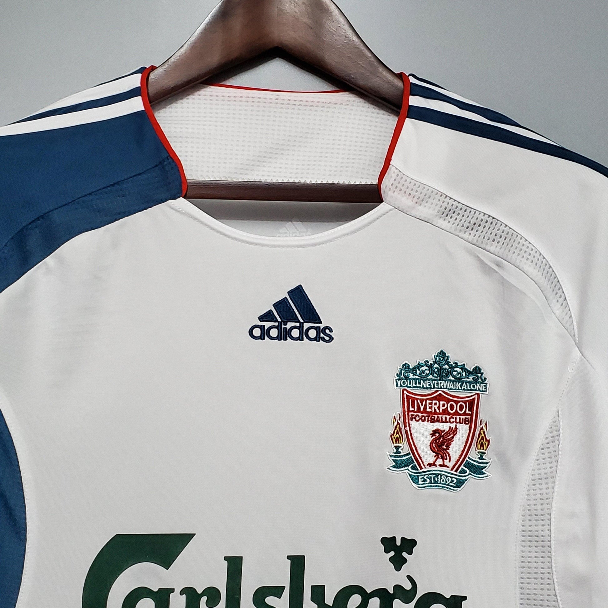 Camisola Liverpool Manga Comprida Alternativa Retro 2006/07 - imagem 2