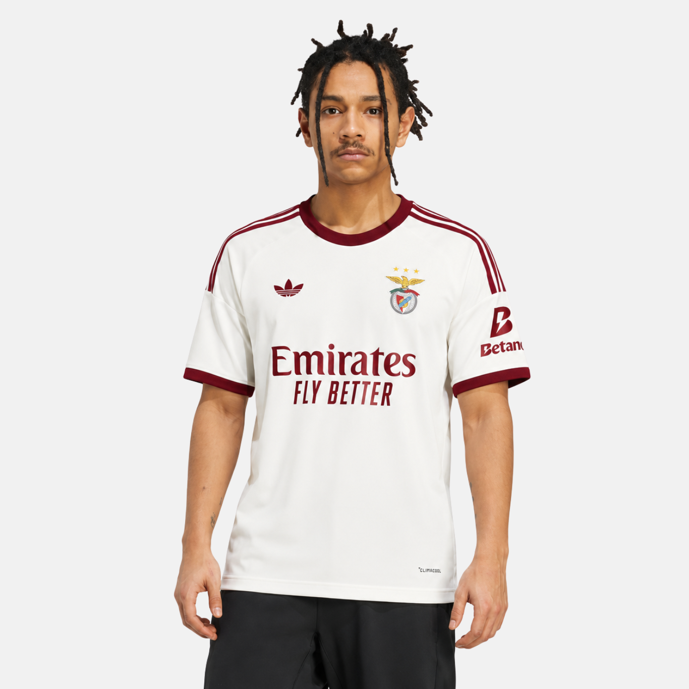 Camisola Benfica Alternativa Off White - 2026 - imagem 1