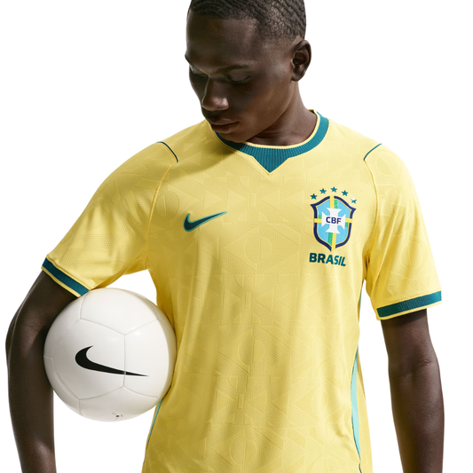 Camisola Brasil I Authentic Amarela - Copa do Mundo 2026 - imagem 1