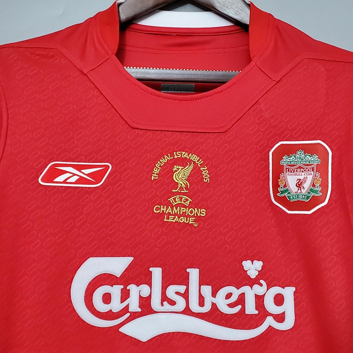 Camisola Liverpool Retro Principal Champions League 2005 - imagem 3