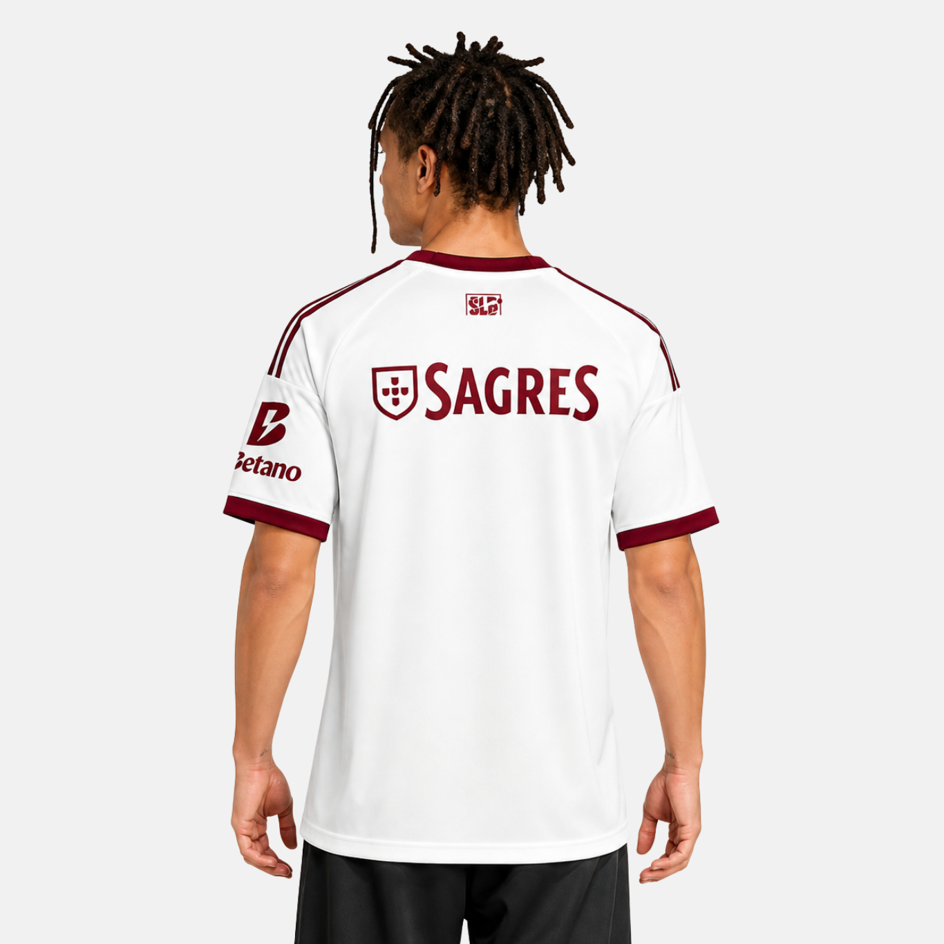 Camisola Benfica Alternativa Off White - 2026 - imagem 2