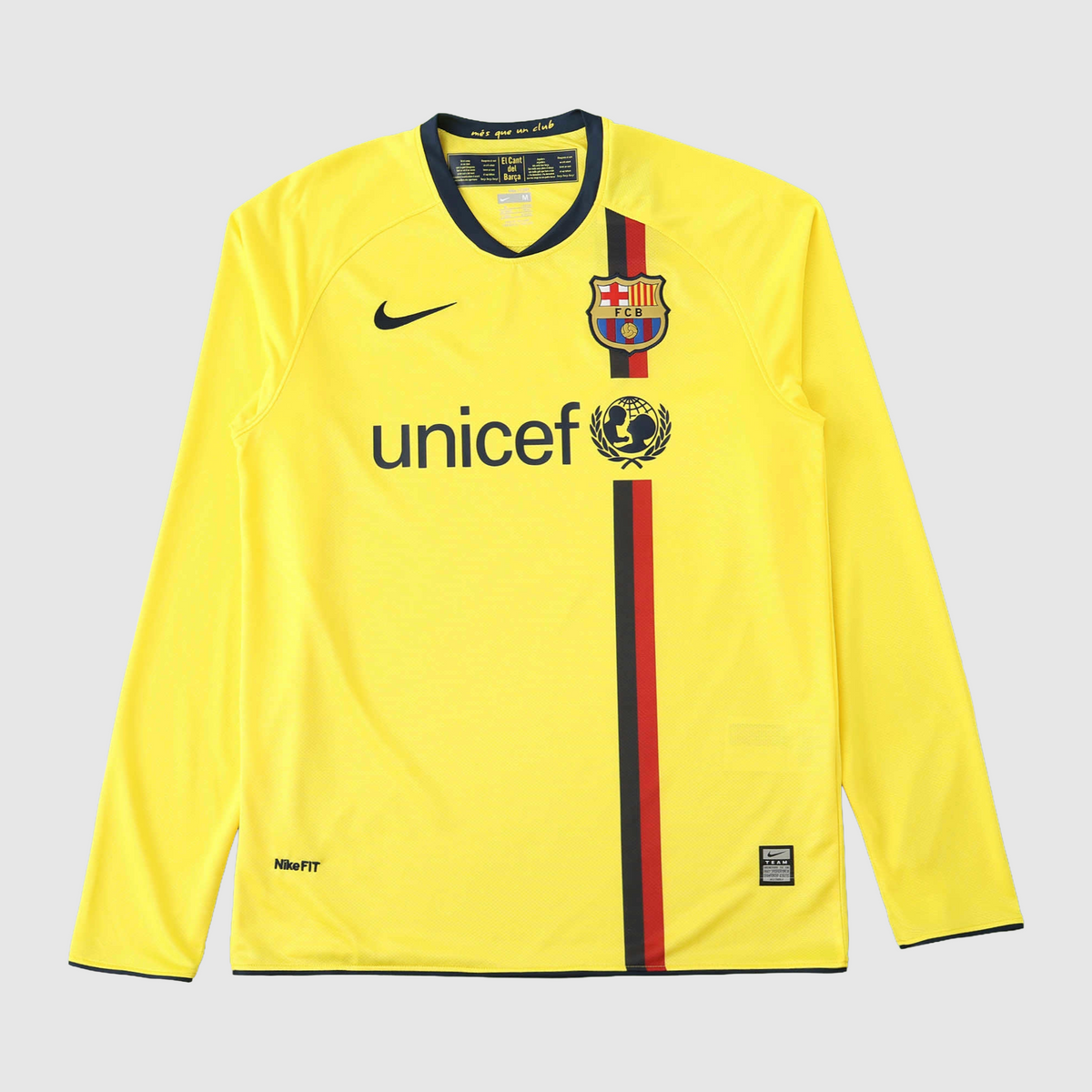 Camisola Retrô Barcelona Alternativa 2008/09 – Manga Comprida