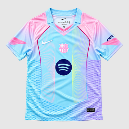Camisola Barcelona Edição Especial 2025/26 – Rosa e Azul