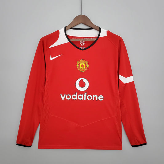MANCHESTER UNITED I 04/05 HOMBRE (RETRO) MANGA LARGA - imagem 1