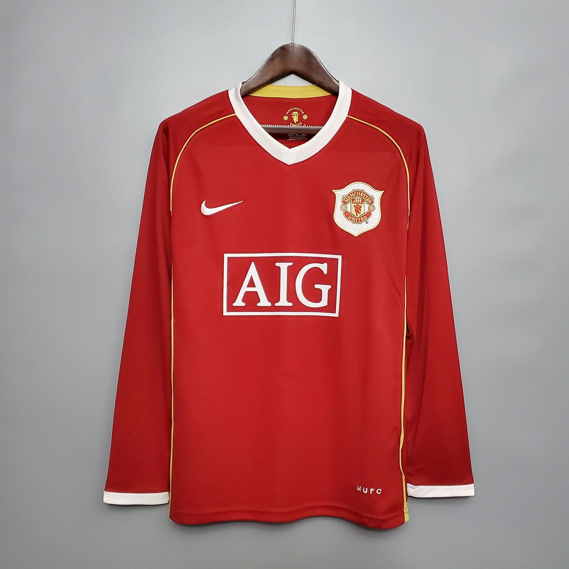 MANCHESTER UNITED I 06/07 HOMBRE (RETRO) MANGA LARGA - imagem 1