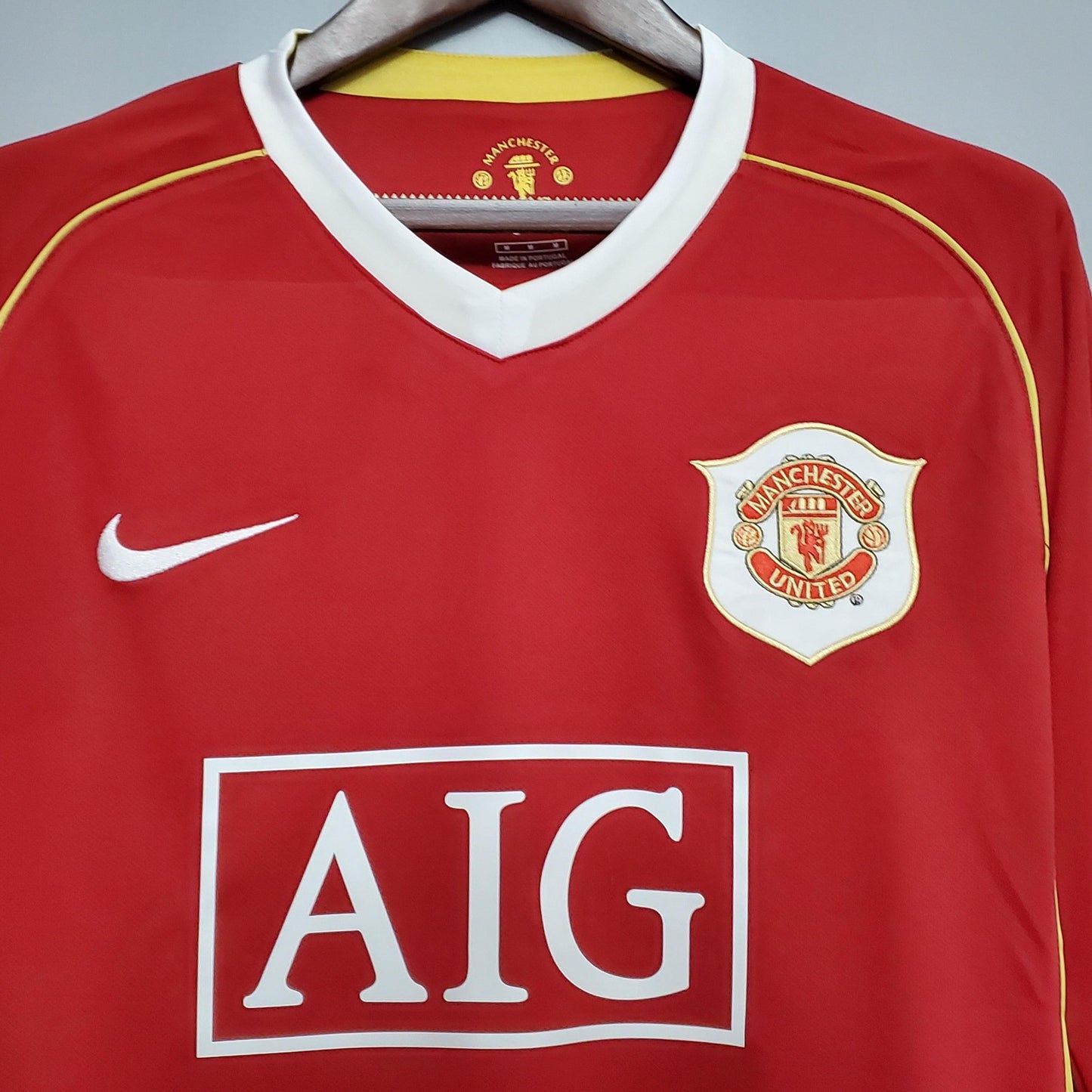 MANCHESTER UNITED I 06/07 HOMBRE (RETRO) MANGA LARGA - imagem 3