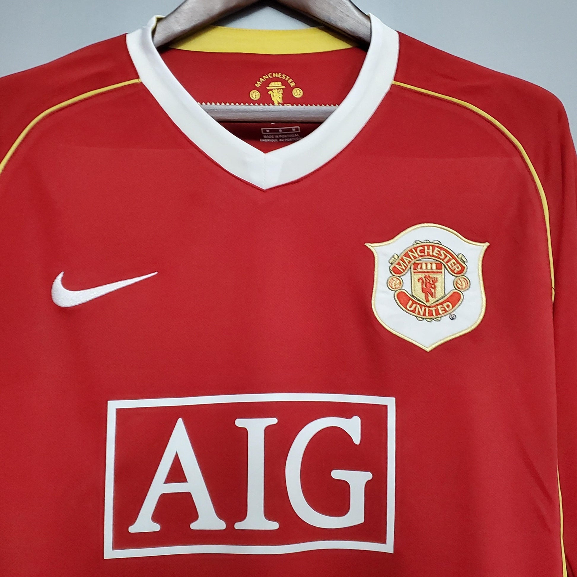 MANCHESTER UNITED I 06/07 HOMBRE (RETRO) MANGA LARGA - imagem 3