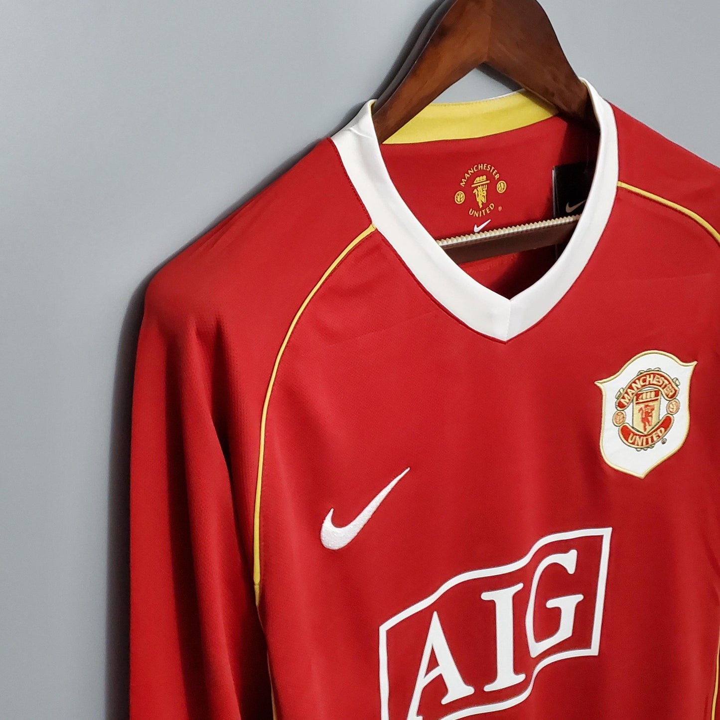 MANCHESTER UNITED I 06/07 HOMBRE (RETRO) MANGA LARGA - imagem 2