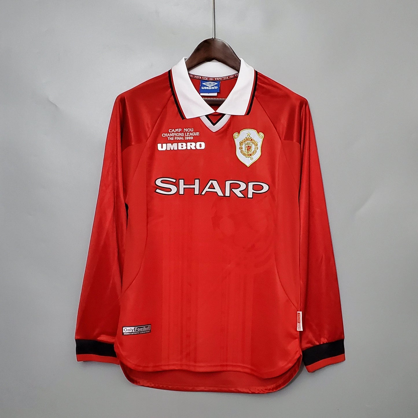 MANCHESTER UNITED I 99/00 HOMBRE (RETRO) MANGA LARGA - imagem 1