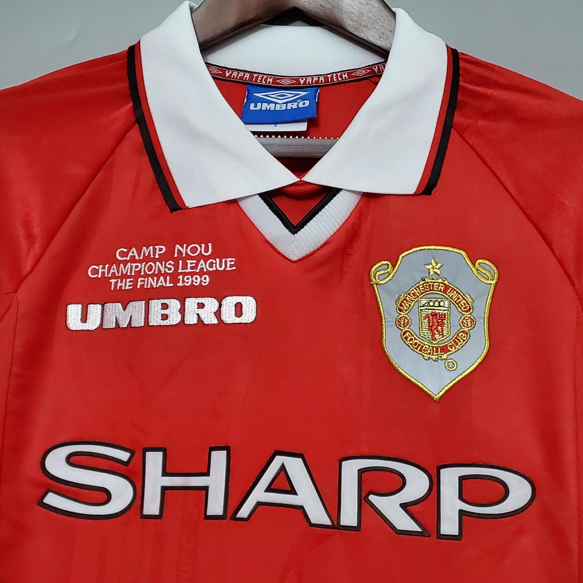 MANCHESTER UNITED I 99/00 HOMBRE (RETRO) MANGA LARGA - imagem 3