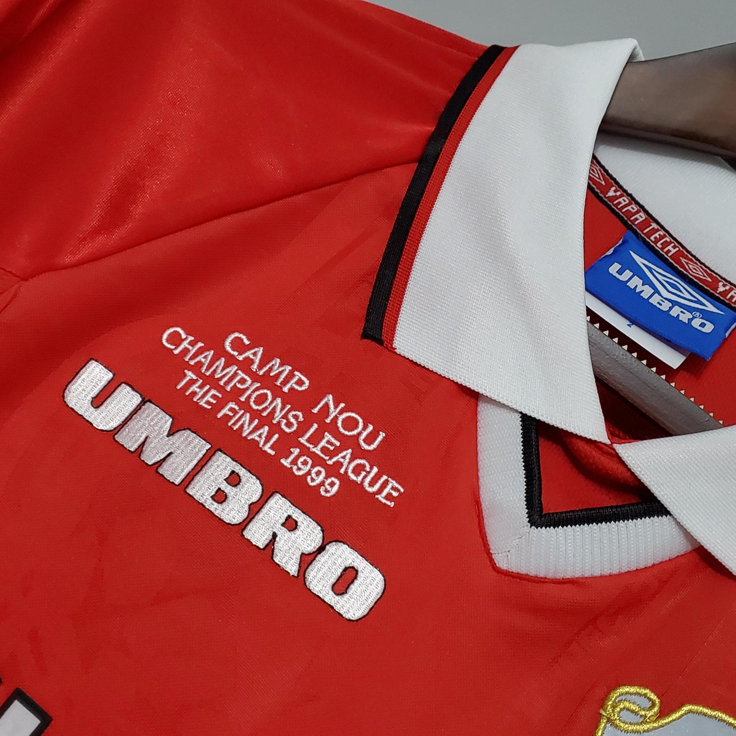 MANCHESTER UNITED I 99/00 HOMBRE (RETRO) MANGA LARGA - imagem 4
