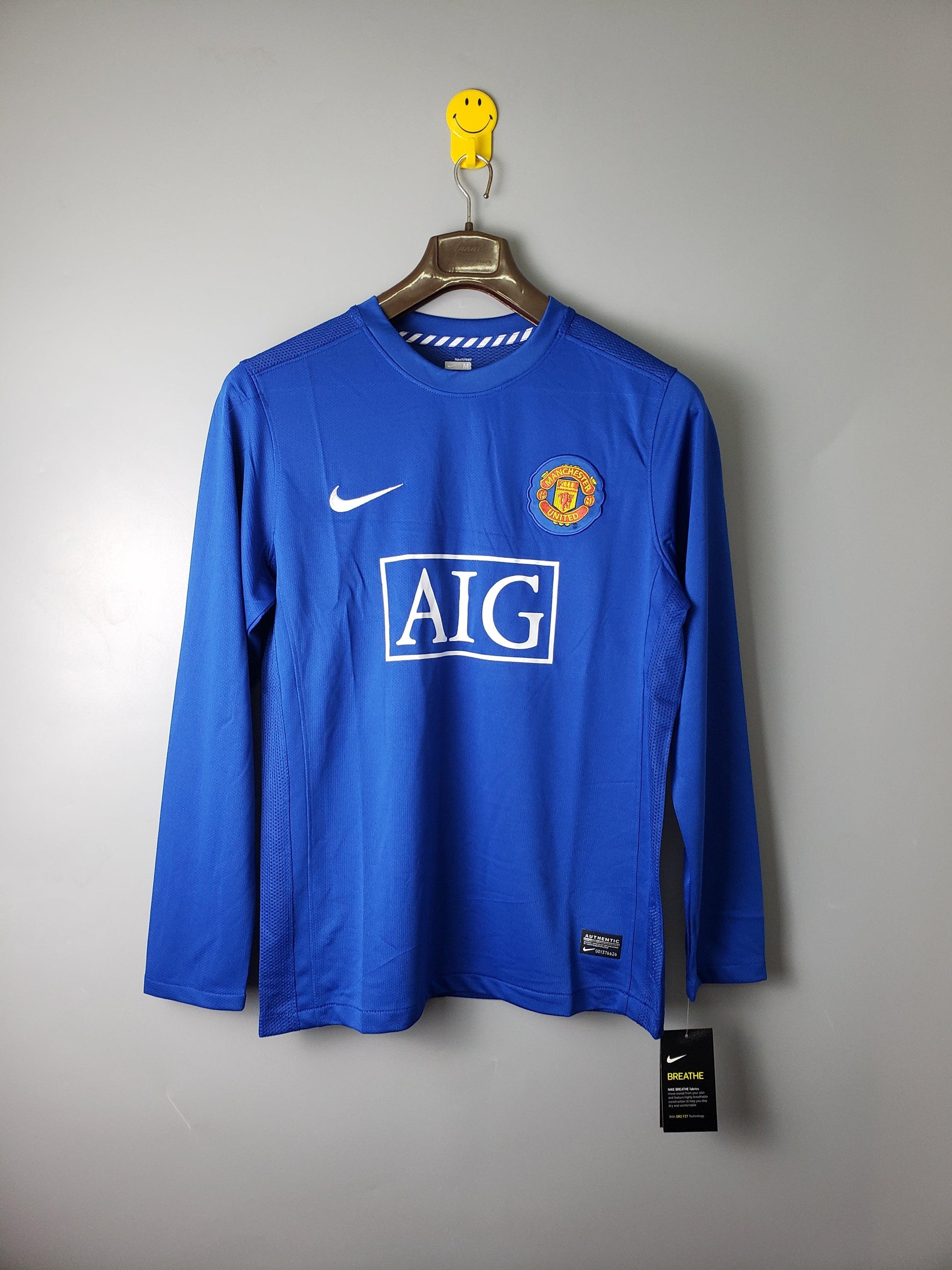 Camisola Manchester United Principal Retro 2007/08 - Manga Comprida - imagem 1
