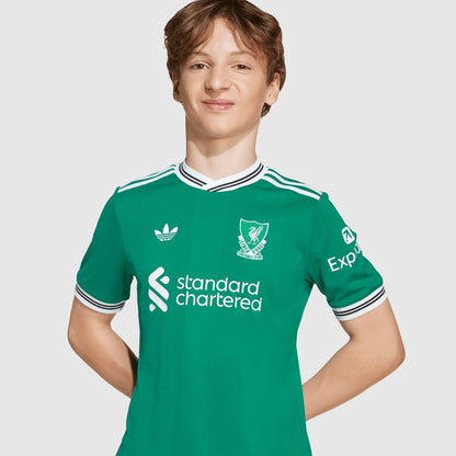 Conjunto Infantil Liverpool Terceiro Equipamento 2025/26