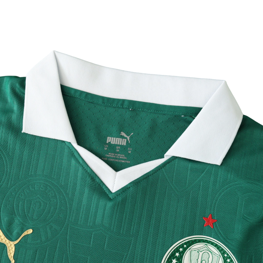 Camisola Palmeiras Jogador Home I 24/25 Masculina - Verde - imagem 4