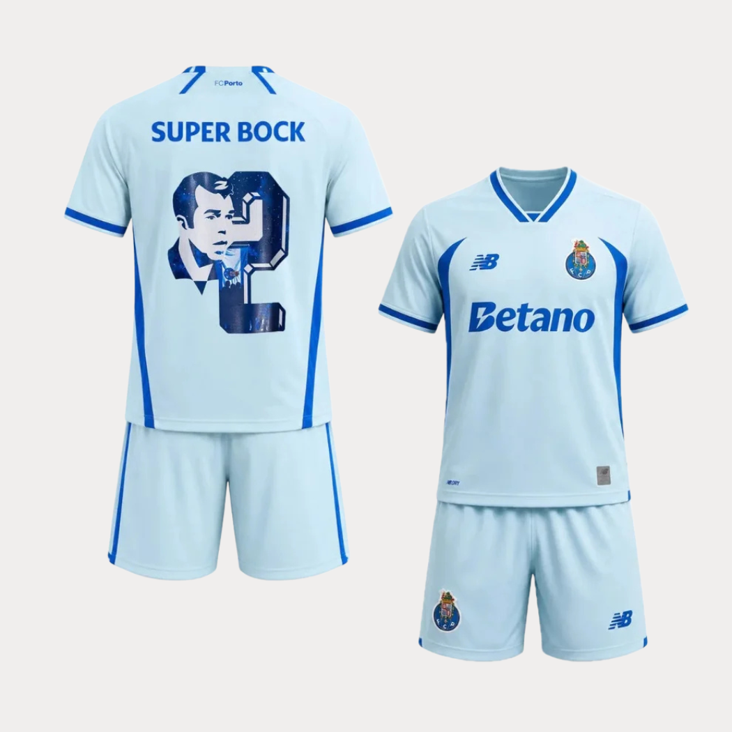Homenagem a Jorge Costa - Conjunto Infantil Terceiro Equipamento Dragão 26/27