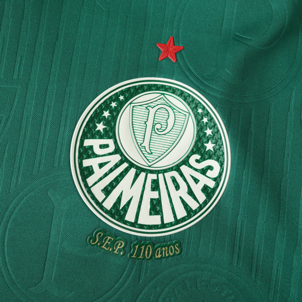 Camisola Palmeiras Jogador Home I 24/25 Masculina - Verde - imagem 5