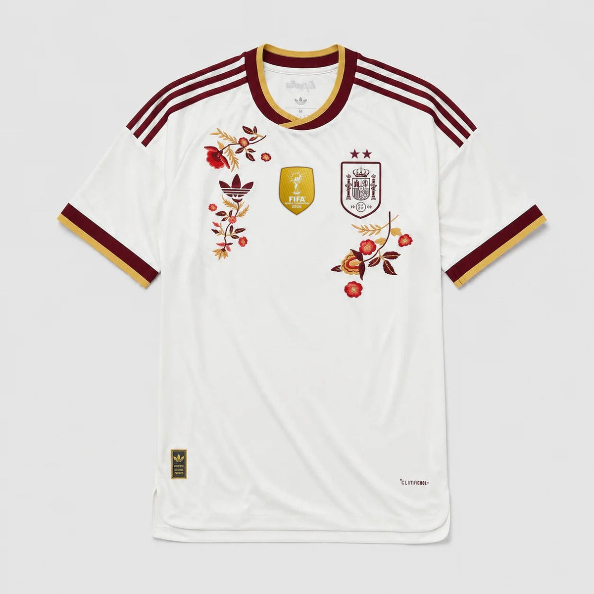 Camisola Espanha Alternativa Bordada Floral 2026/27 – Versão Jogador