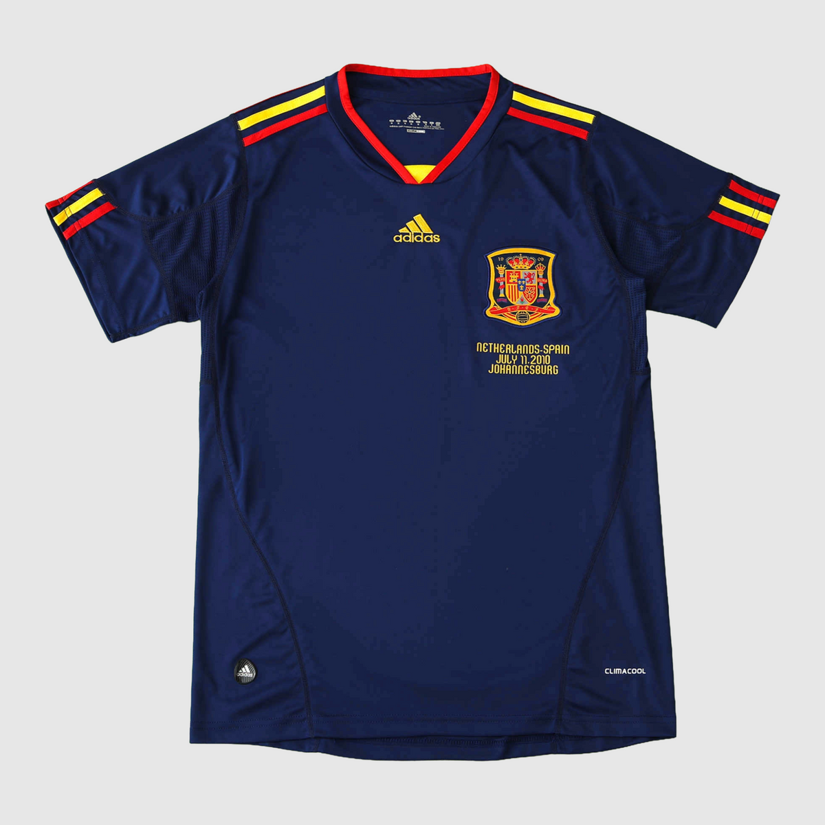Camisola Retrô Espanha Alternativa 2010