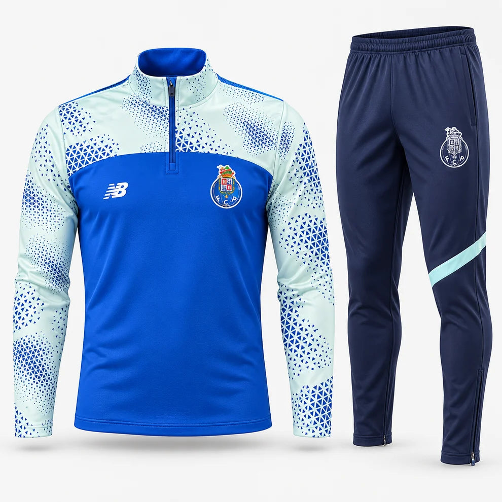 Fato de Treino Dragão 2026/27 – Azul com Meio Fecho