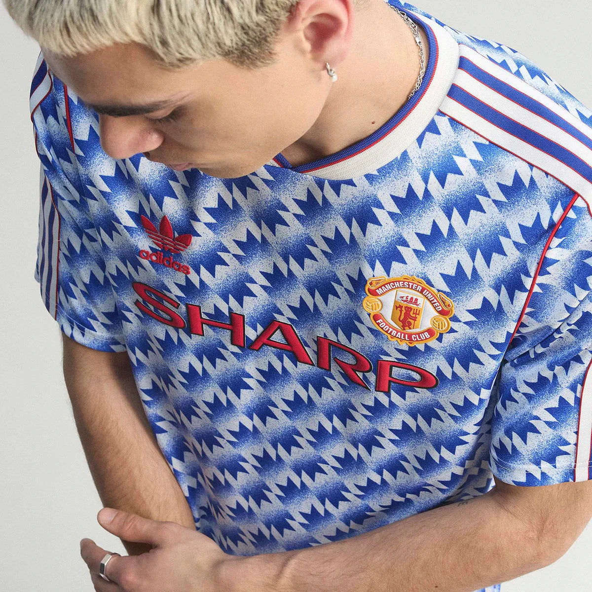 Camisola Retrô Manchester United Alternativa 1990