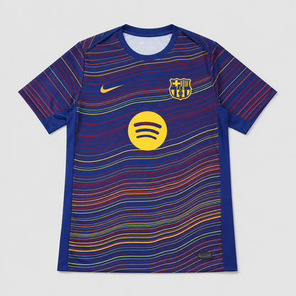 Camisola Pré-Jogo Barcelona Principal 2025/26