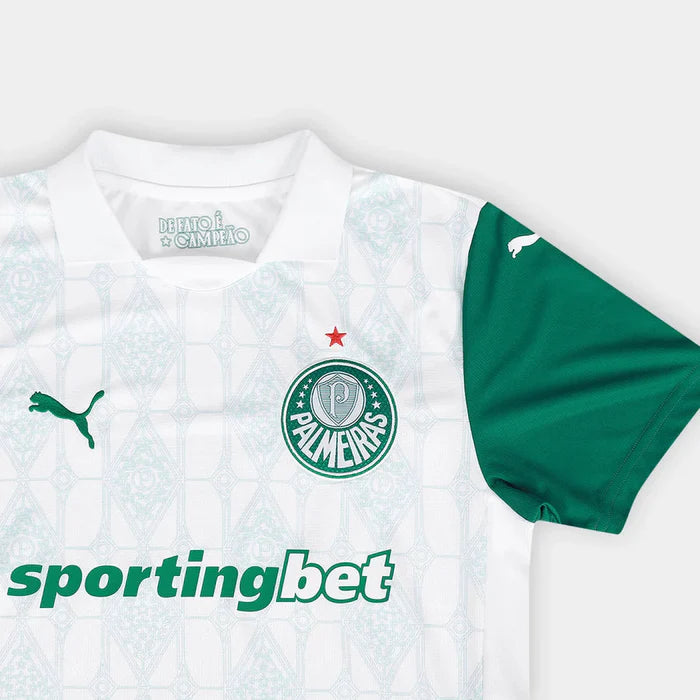 Camisola Palmeiras branca away 2025/26 - imagem 4