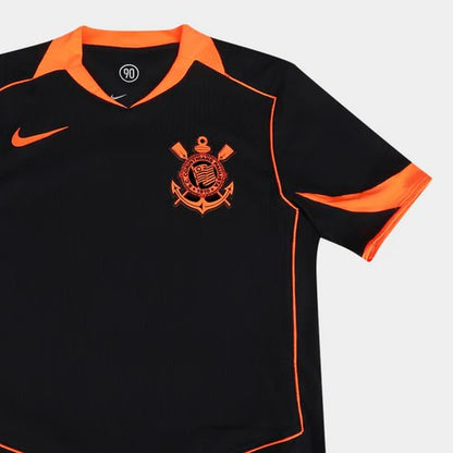 Camisola Corinthians preta e laranja total 90 2025/26 - imagem 2