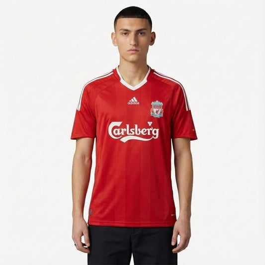 Camisola Retrô Liverpool 2008/09 I - imagem 1