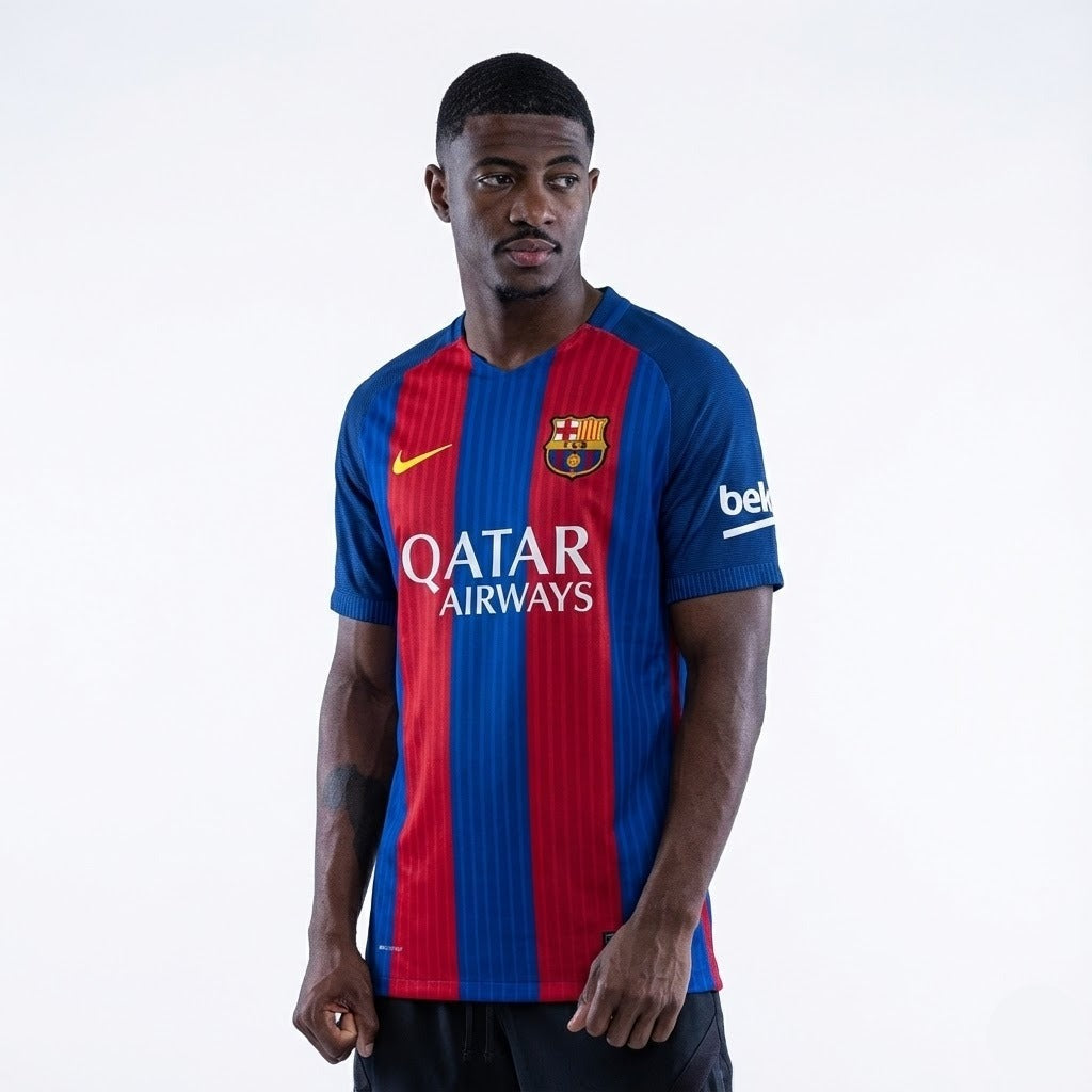 Camisola Retrô Barcelona 2016/17 I - imagem 1