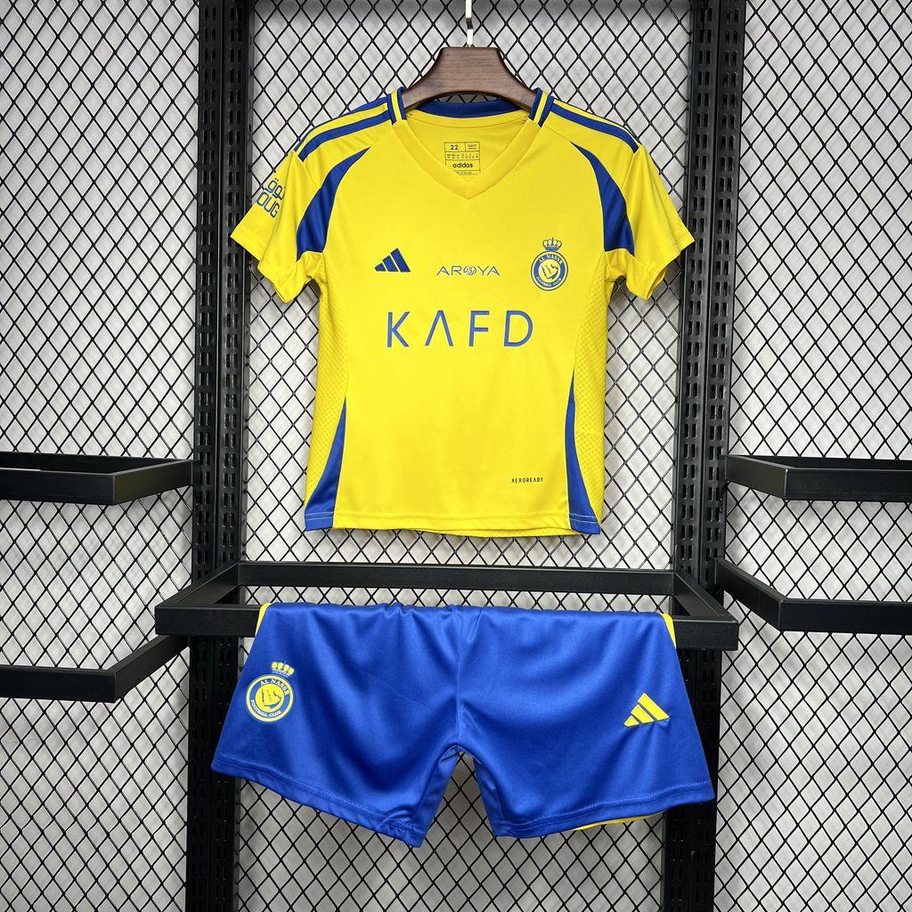 Conjunto infantil Al Nassr Principal 2024/25 - imagem 1