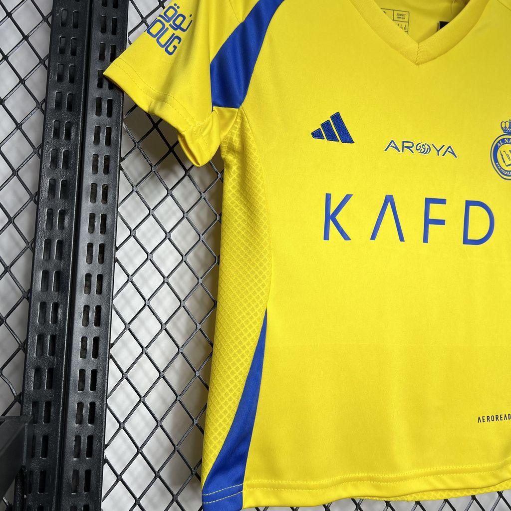 Conjunto infantil Al Nassr Principal 2024/25 - imagem 5