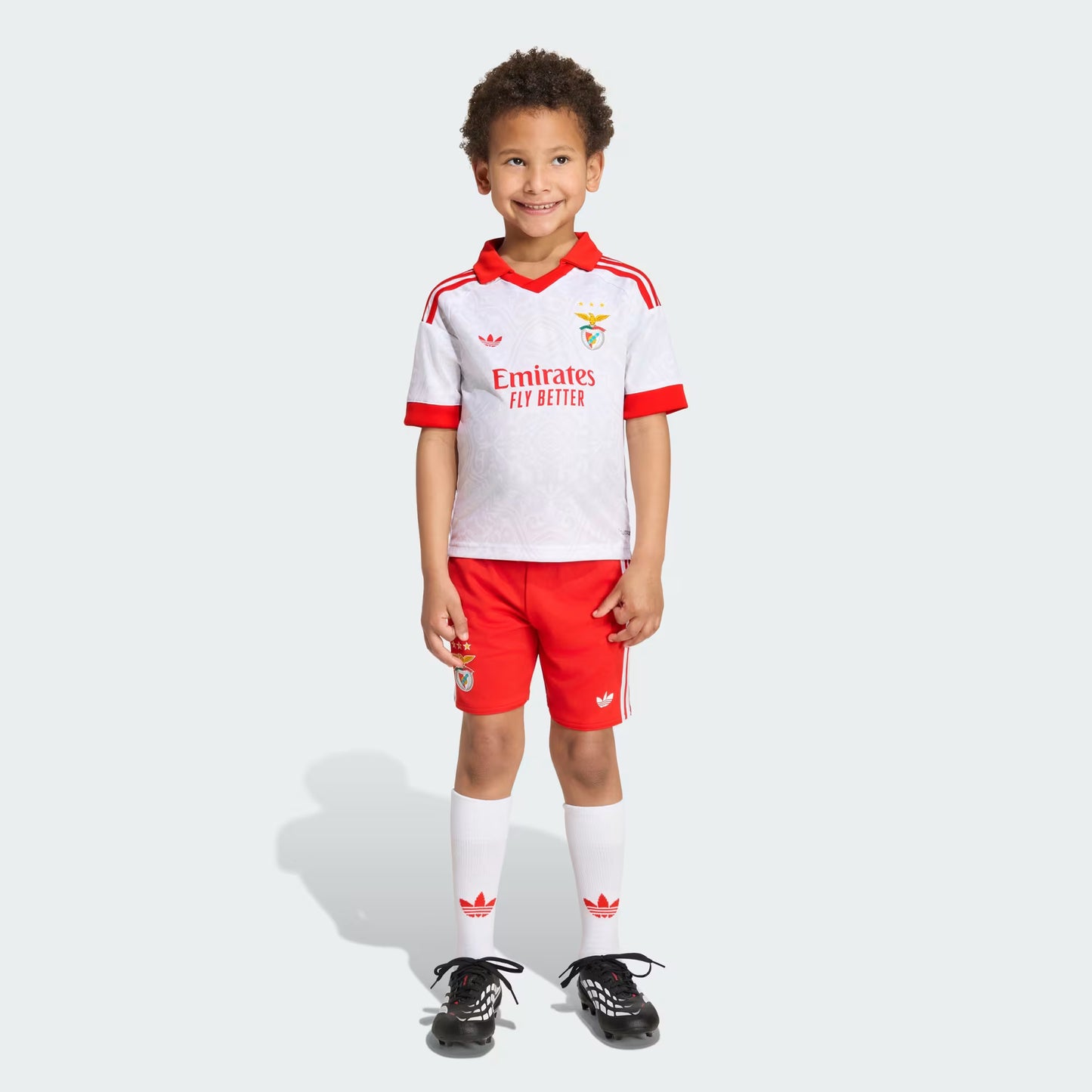 Conjunto Infantil Benfica Alternativo 26/27 – Edição Branca