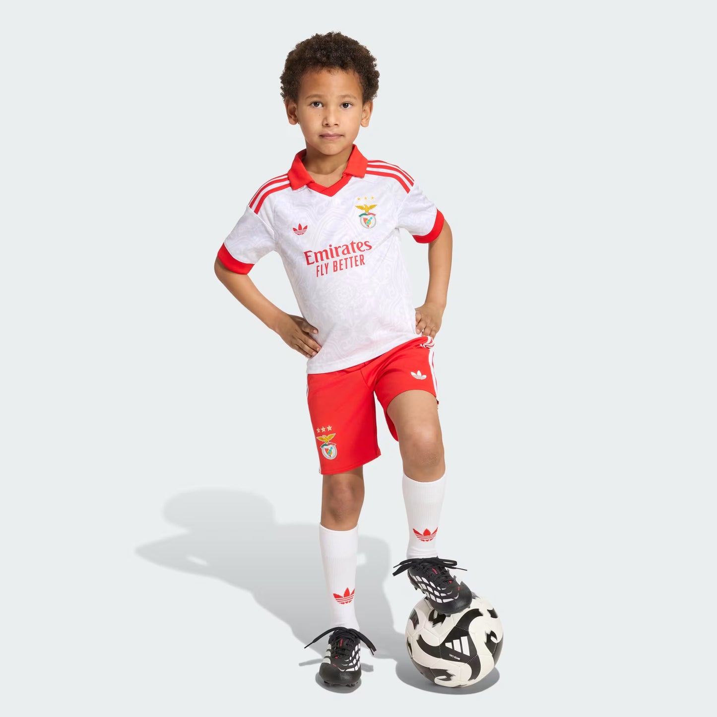 Conjunto Infantil Benfica Alternativo 26/27 – Edição Branca