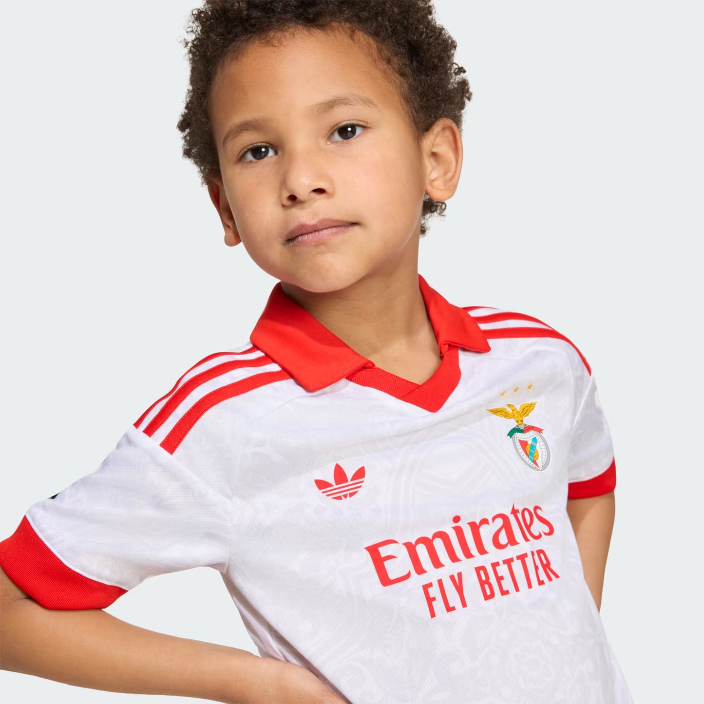 Conjunto Infantil Benfica Alternativo 26/27 – Edição Branca