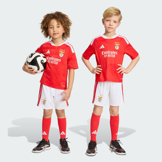 Conjunto Infantil Benfica Principal 26/27 – Edição Vermelho