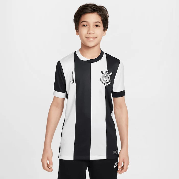 Conjunto Infantil Corinthians listrado 2024/25 - imagem 2