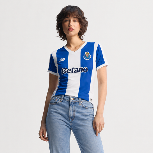 Camisola Feminina Dragão Principal 26/27 – Edição Azul e Branca
