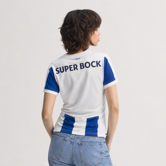 Camisola Feminina Dragão Principal 26/27 – Edição Azul e Branca