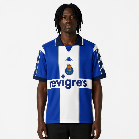 Camisola Dragão retro 1999/00 - azul e branca