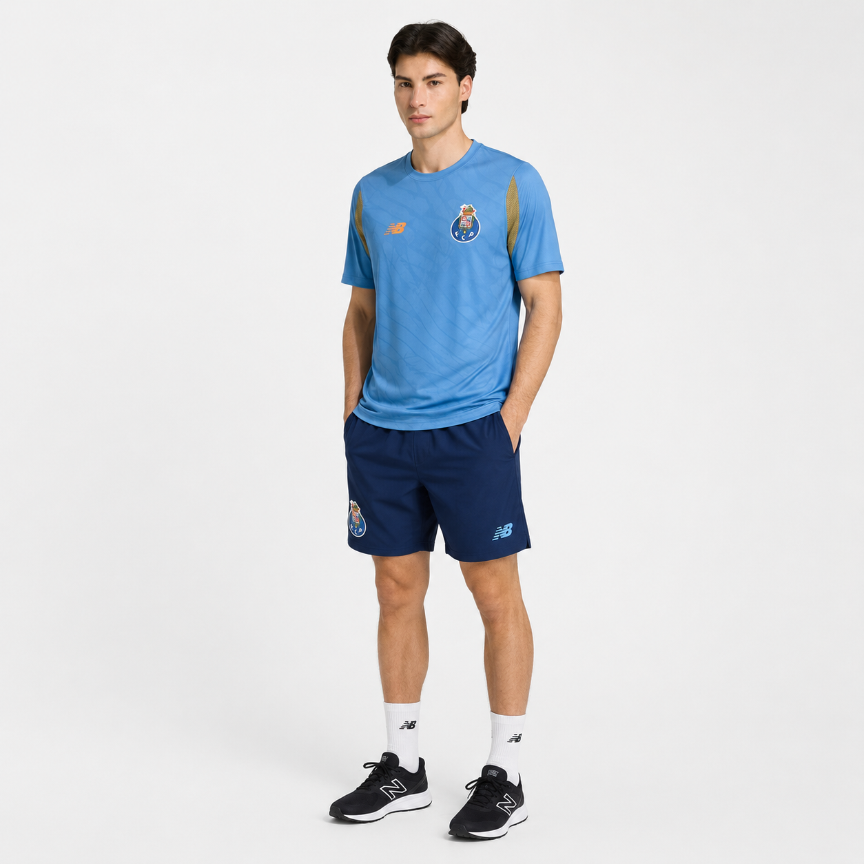 Camisola Dragão Treino Azul Claro 2025/26