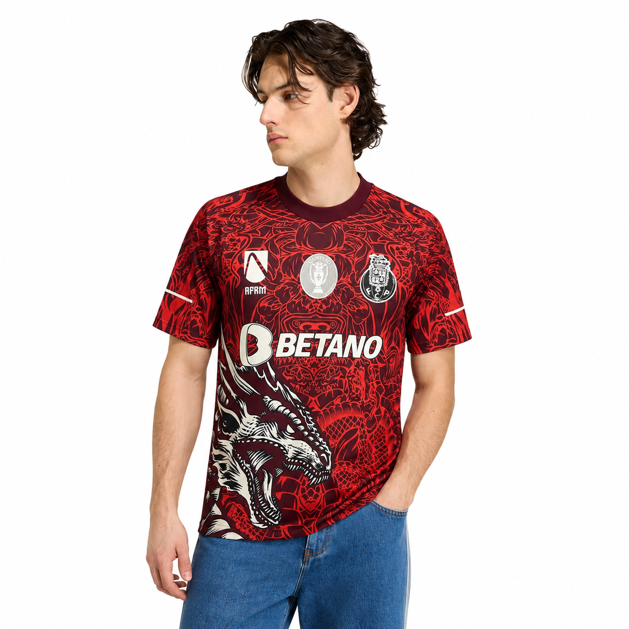 Camisola Dragão Especial  Vermelha Dragão 25/26